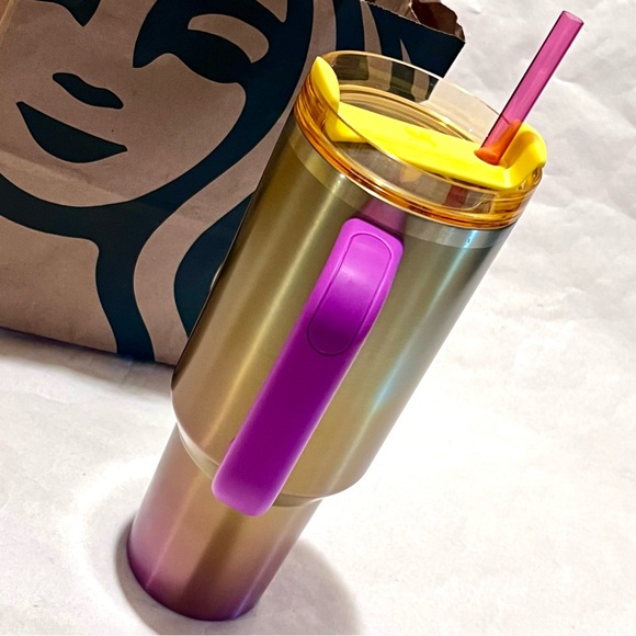Starbucks x Stanley Sunset Gradient Quencher Tumbler 40oz - Picture 6 of 10